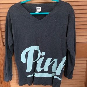 pink long sleeve t-shirt